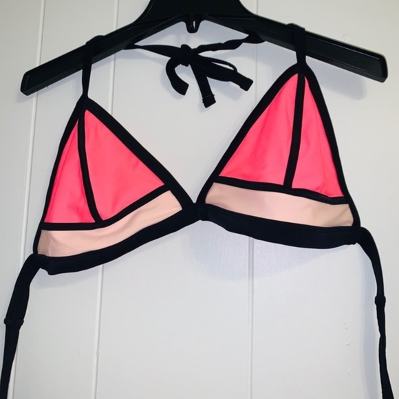 Color block pink and black bikini top d/dd - Picture 3 of 3